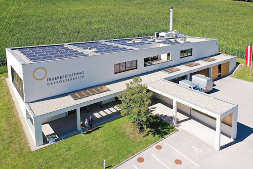 Vorschau Bild von Luftbild der Feuerbestattung Oberösterreich