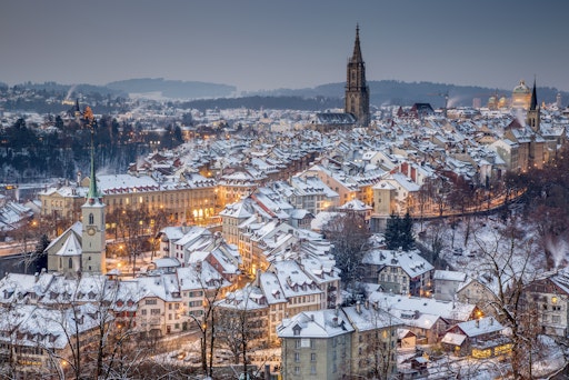 Vorschau Bild von Bern im Winter, Aussicht Rosengarten