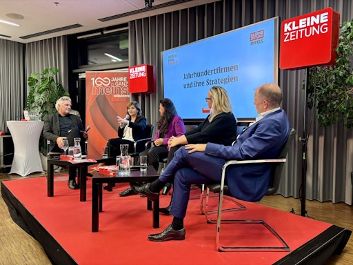 Im Skyroom der Kleinen Zeitung in Graz fand die zweite Jubiläums
Business Stage, presented by Wüstenrot, statt.