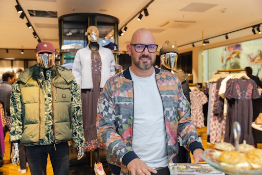 Christian Leitner, Franchise-Partner und Markenverantwortlicher
Scotch & Soda Österreich, im neuen Store im Auhof Center in Wien.