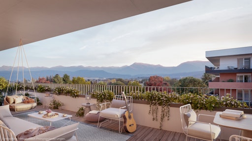 Vorschau Bild von Seenah Wohnen III - Bild Visualisierung Aussicht