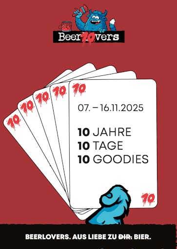 Plakat 10 Jahre Beerlovers