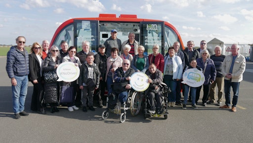 Bürger konnten in Kroatien erstmals eine Fahrt mit einem
autonomen Shuttle erleben.