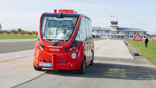Vorschau Bild von Am Flughafen Varaždin fand die erste Demonstration eines
autonomen Shuttles in Kroatien statt.