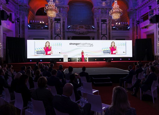 Die Wiener Hofburg als Kulisse für den internationalen
Genossenschaftskongress