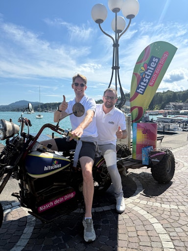 Vorschau Bild von Philip Hitschler-Becker, CEO hitschler International mit Lukas
Steiner-Bauer, Country-Manager Österreich