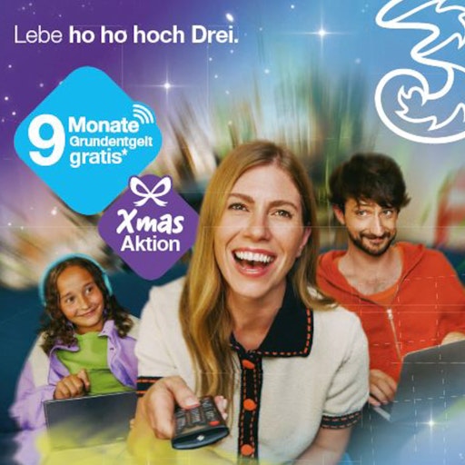 Drei läutet die Weihnachtssaison mit einem unschlagbaren
Internetangebot ein. Ab 29. Oktober 2025 erhalten Neu- und
Bestandskund:innen österreichweit 9 Monate gratis* Grundentgelt ab
dem Tarif Home Boost! 150. Im Angebot inkludiert sind ein Top-Router
für den neuesten Internet-Qualitätsstandard mit laufender
Optimierung und priorisiertem Service. Mehr auf www.drei.at/boost