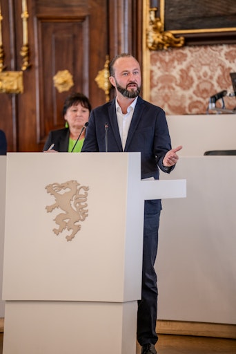 Klubvorsitzender Max Lercher im Landtag Steiermark
