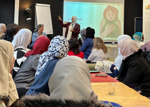 Vorschau Bild von Das Projekt „Stadtmenschen“ kooperiert mit dem Verein
Nachbarinnen, um die Gesundheitskompetenz von Frauen zu stärken.