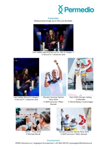 Vorschau Bild von Fotoindex: Alle Bilder zur Presseinfo über die Kooperation zwischen Permedio und Lara Vadlau