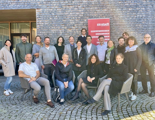 Gruppenfoto der TeilnehmerInnen der Denkwerkstadt 2025 des
Dachverband Stadtmarketing Austria