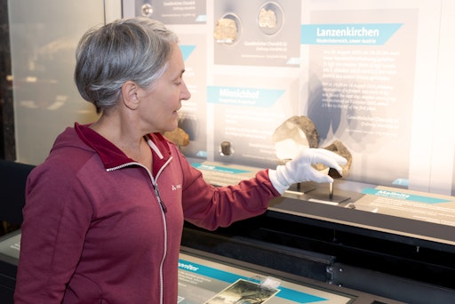 Neuer Meteorit in der Österreich-Vitrine: Mallnitz-Meteorit Nr.10