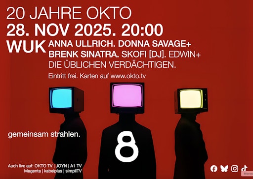 20 JAHRE OKTO. GEMEINSAM STRAHLEN.