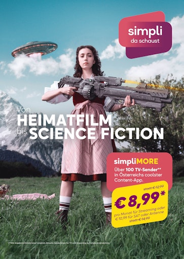 „simpli. da schaust.“ Die neue Kampagne zeigt, wie vielfältig
Fernsehen in Österreich sein kann.