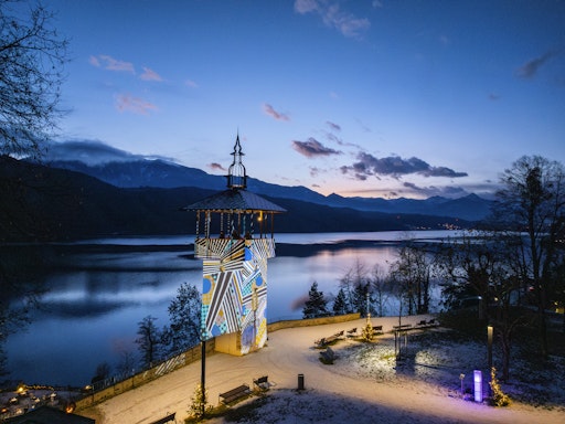 Millstätter Lichtweg im Advent: Projektionskunst OchoReSotto am
Millstätter See