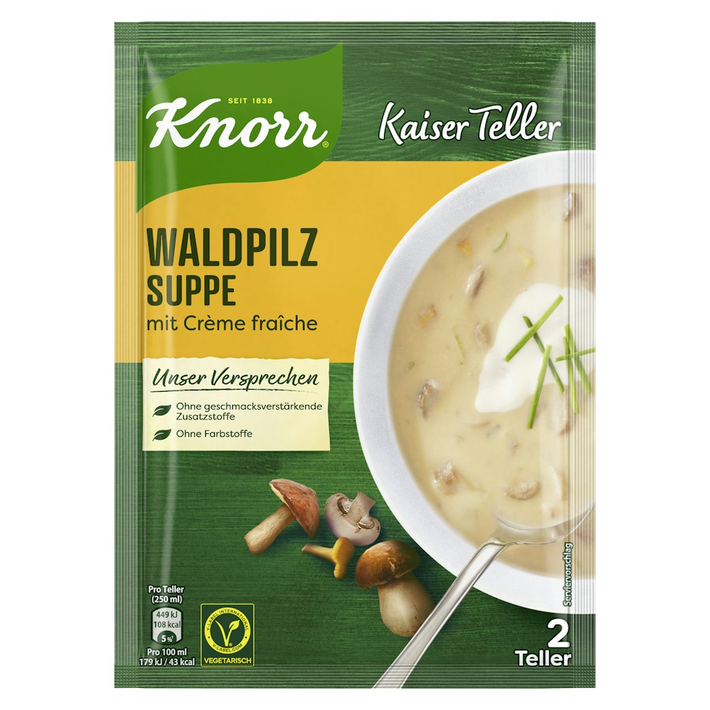 Produktrückruf – Knorr Kaiser Teller Waldpilz Suppe, Chargennummer ...