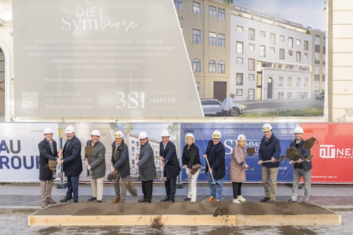 Der symbolische Spatenstich für das nachhaltige Projekt "Die
Symbiose" ging vergangene Woche über die Bühne.