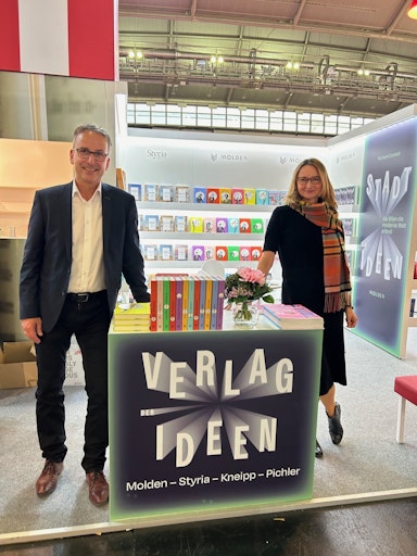 Matthias Opis und Elisabeth Stein-Hölzl, die Geschäftsführenden
der Styria Buchverlage