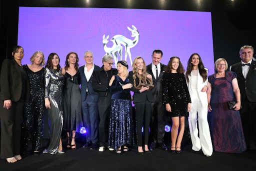 Vorschau Bild von MUNICH, GERMANY - NOVEMBER 11: Sedra, Michaela Schubert, Judith
Williams, Sandra Rehm (CEO of HSE), Rainer Stäbler, Thomas Rath,
Patricia Riekel, Caroline Scheufele, Philipp Welte, Ruby Volk, Kira
Alin and Alev Dogan attend the annual Tribute to Bambi charity event
at The Charles Hotel on November 11, 2025 in Munich, Germany. (Photo
by Gisela Schober/Getty Images for HSE) // Weiterer Text über ots
und www.presseportal.de/nr/53601 / Die Verwendung dieses Bildes für
redaktionelle Zwecke ist unter Beachtung aller mitgeteilten
Nutzungsbedingungen zulässig und dann auch honorarfrei.
Veröffentlichung ausschließlich mit Bildrechte-Hinweis.