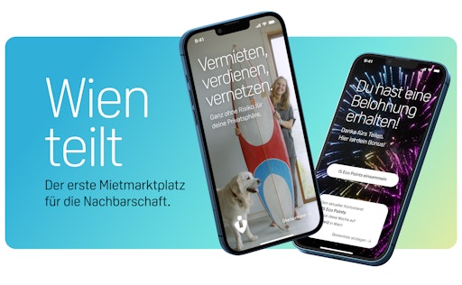 Rent anything to anyone. Earn cash and rewards with stuff you
barely use. With zero risk to privacy. ©Remy van Donk // Weiterer
Text über ots und www.presseportal.de/nr/181412 / Die Verwendung
dieses Bildes für redaktionelle Zwecke ist unter Beachtung aller
mitgeteilten Nutzungsbedingungen zulässig und dann auch honorarfrei.
Veröffentlichung ausschließlich mit Bildrechte-Hinweis.