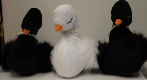 Plüschfigur „Schwan klein“