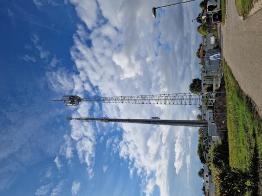 In Podersdorf wurde der 50 Meter hohe TV- und Mobilfunkmasts
modernisiert.