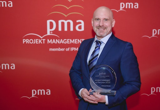 Vorschau Bild von Gewinner pma project manager of the year 2025: Michael Binder,
Siemens Mobility