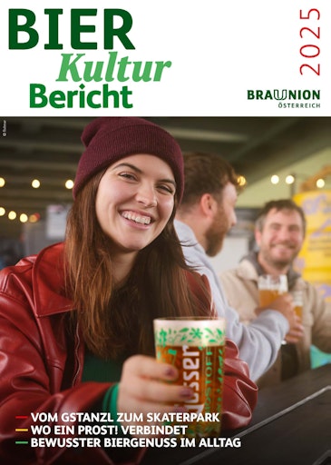 Der 17. Bierkulturbericht ist ab sofort online zum Durchblättern
und als limitierte Druck-Edition verfügbar.