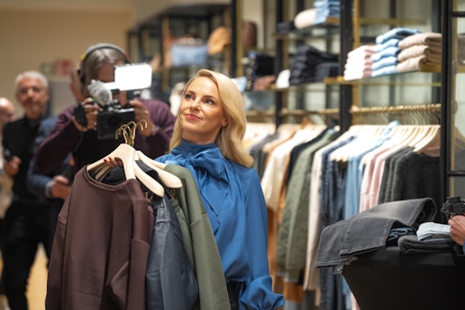 Vorschau Bild von Silvia Schneider (Moderatorin) beim Scotch & Soda-Opening in Linz