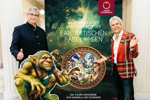 Mit fabelhaften Münzen und Thomas Brezina in die Welt der
Fantasie