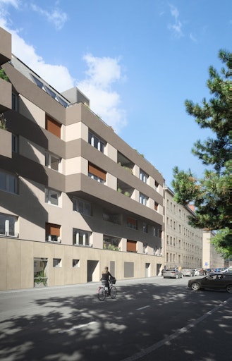 Vorschau Bild von Innerhalb weniger Wochen platziert: Das IFA Bauherrenmodell Plus
mit Wohnungszuordnung in der Delsenbachgasse 8 in Wien-Simmering mit
einem Gesamtinvestment von 13,45 Millionen Euro.