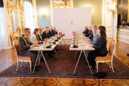 Vorschau Bild von Das Treffen untermauerte erneut die ausgezeichneten Beziehungen,
die zu den historisch ältesten des Ordens zählen.