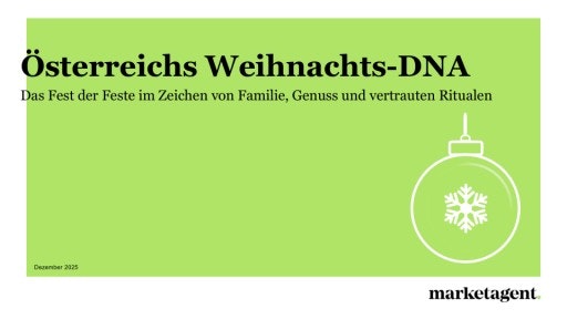  Pressecharts zur Online-Studie "Österreichs Weihnachts-DNA"