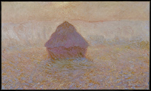 Claude Monet, Getreidestapel, Sonne im Nebel, 1891, Öl auf
Leinwand, Minneapolis Institute of Arts © Gift of Ruth and Bruce
Dayton, The Putnam Dana McMillan Fund, The John R. Van Derlip Fund,
The William Hood Dunwoody Fund, The Ethel Morrison Van Derlip Fund,
Alfred and Ingrid Lenz Harrison, and Mary Joann and James R. Jundt