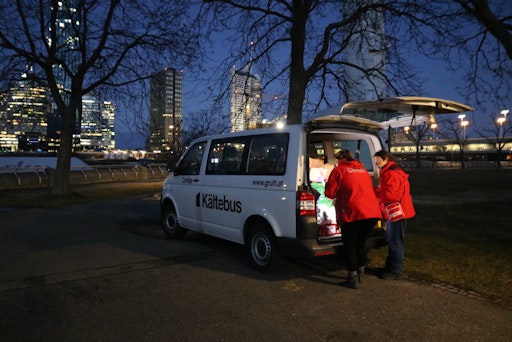 Kältebus der Caritas der Erzdiözese Wien