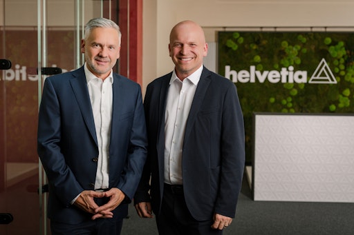 Hans Stögerer und Bernd Allmer (v.l.) werden per 1. Jänner 2026
in den Vorstand von Helvetia Österreich berufen.