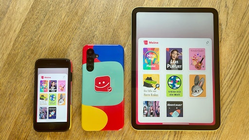 Intuitiv und sicher: Ob auf dem Tablet oder Smartphone - die
"tiini" Oberfläche verwandelt Streaming-Inhalte in kinderfreundliche
Bild-Karten. Diese smarte Alternative zur Hörspielbox und üblichen
geschlossenen Systemen nutzt vorhandene Geräte und macht
Streaming-Dienste wie Spotify und Apple Music kindersicher und
intuitiv bedienbar. // Weiterer Text über ots und
www.presseportal.de/nr/181637 / Die Verwendung dieses Bildes für
redaktionelle Zwecke ist unter Beachtung aller mitgeteilten
Nutzungsbedingungen zulässig und dann auch honorarfrei.
Veröffentlichung ausschließlich mit Bildrechte-Hinweis.