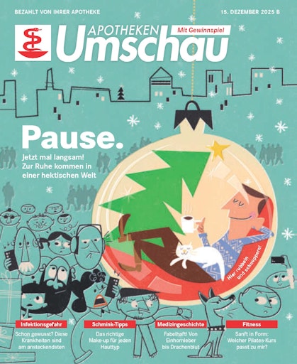 Titelbild "Apotheken Umschau" 12B/2025 - Österreich-Ausgabe. Die
Verwendung dieses Bildes ist für redaktionelle Zwecke bis zum
30.11.2028 zulässig, jedoch ausschließlich mit Bezug auf die
ursprüngliche Meldung und nur mit vollständigem Bildrechtehinweis.
// Weiterer Text über ots und https://www.ots.at/pressemappe/DE52678
/ Die Verwendung dieses Bildes für redaktionelle Zwecke ist unter
Beachtung aller mitgeteilten Nutzungsbedingungen zulässig und dann
auch honorarfrei. Veröffentlichung ausschließlich mit
Bildrechte-Hinweis.