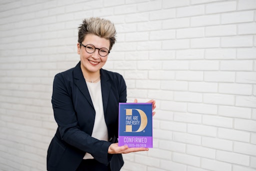  Die Co-Pilotin Beatrix Czipetits hat #WeAreDiversity entwickelt