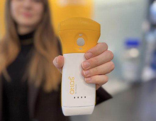 Die mobile Atlas-Doppelkopf-Ultraschallsonde des Grazer
Unternehmens „MOONS Medical Technologies“.