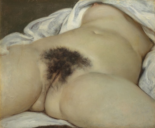 Gustave Courbet (1819–1877), Der Ursprung der Welt, 1866, Öl auf
Leinwand, 46,3 x 55,4 cm, Musée d'Orsay, Paris, Foto: Grand Palais
RMN (Musée d'Orsay)/Hervé Lewandowski