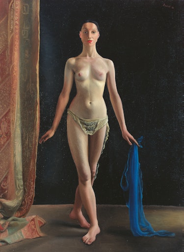 Vorschau Bild von Greta Freist (1904–1993), La danseuse (Die Tänzerin), 1938, Öl
auf Leinwand, 99,2 x 72,2 cm, Oesterreichische
Nationalbank/Kunstsammlung, Foto: Graphisches Atelier Neumann