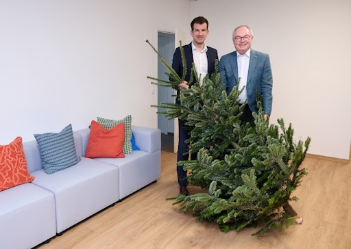 Der Präsident der NÖ Umweltverbände Christian Macho gemeinsam mit
LH-Stellvertreter Stephan Pernkopf