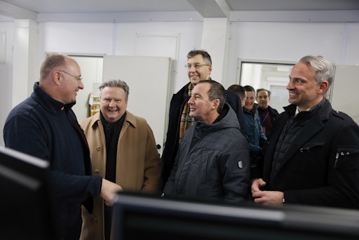 Vorschau Bild von Bürgermeister Michael Ludwig, Bezirksvorsteher Markus Figl, und
Landespolizeipräsident Pürstl besuchen Einsatzzentrale