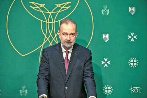  Karl von Habsburg bei seiner Rede zur Zukunft Europas am 25.
Jänner 2025