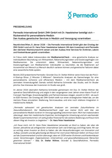 Vorschau Bild von Vollständige Presseinfo