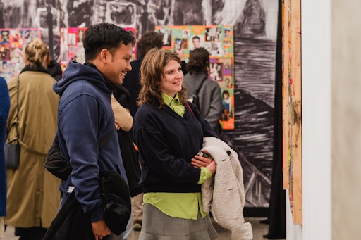  Eröffnung Richard Hawkins: Potentialities, Kunsthalle Wien 2025.
Foto: © Natascha Unkart