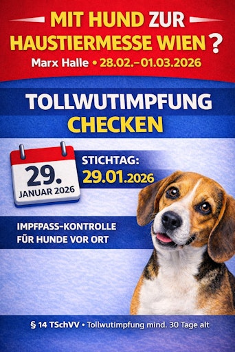 Vorschau Bild von Sujet Impfung Haustiermesse