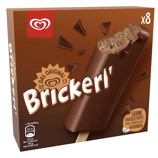 Vorschau Bild von Die neue Vorratspackung mit 8 x Brickerl