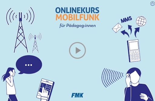  Der Kurs ist ab sofort unter
https://www.lehrer.at/onlinekurs_mobilfunk/ verfügbar und steht
allen Interessierten jederzeit kostenlos zur Verfügung.
